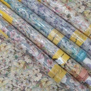 all over floral cotton, cambric cotton cloth, elegant cotton fabric, ladies wear fabric, breathable cotton