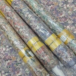 Cambric Cotton Floral Fabric in Muted Pastel Shades – Soft & Breathable