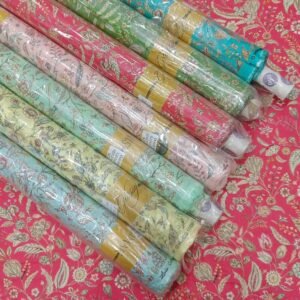 Multicolor Floral Cambric Cotton Fabric – Vibrant & Premium Quality
